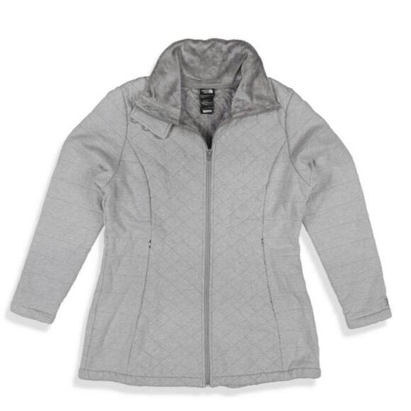 THE NORTH FACE Caroluna Jacket in LIGHT GREY HEATHER, sz XL - Picture 1 of 16